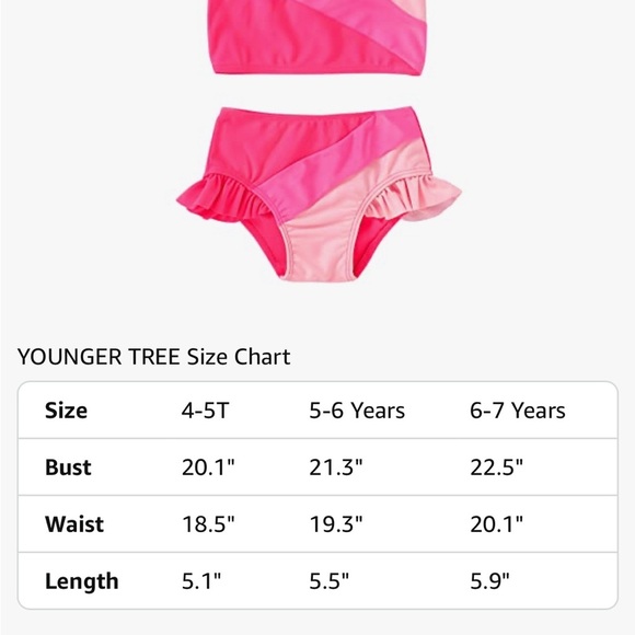 Girls two piece swimsuit - Picture 5 of 5